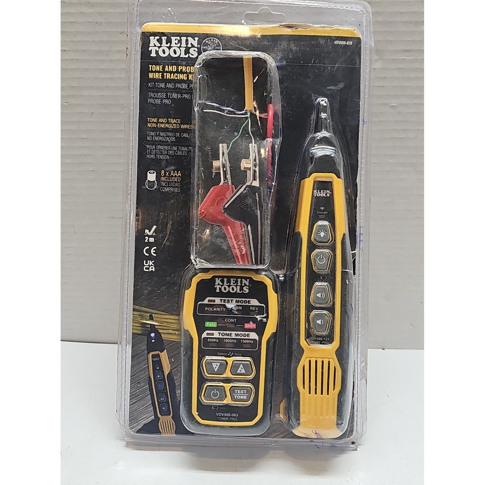 New Klein Tools VDV500-820 60V Tone and Probe Wire Tracing Kit